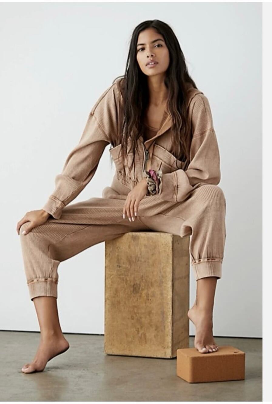 Free People Matching Ribbed Set
